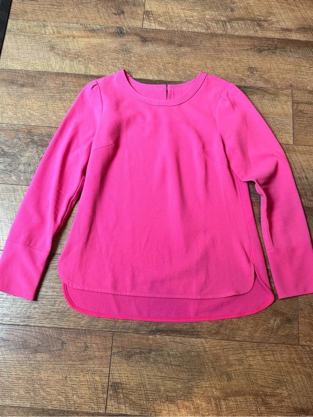 Singapore Boutique Rosy Pink Crepe Blouse – Size Small